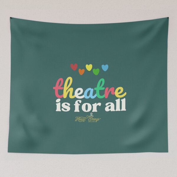 Item preview, Heartstrings' July Disability Pride Month Theatre Is For All Hearts Collection designed and sold by HeartstringsCo.