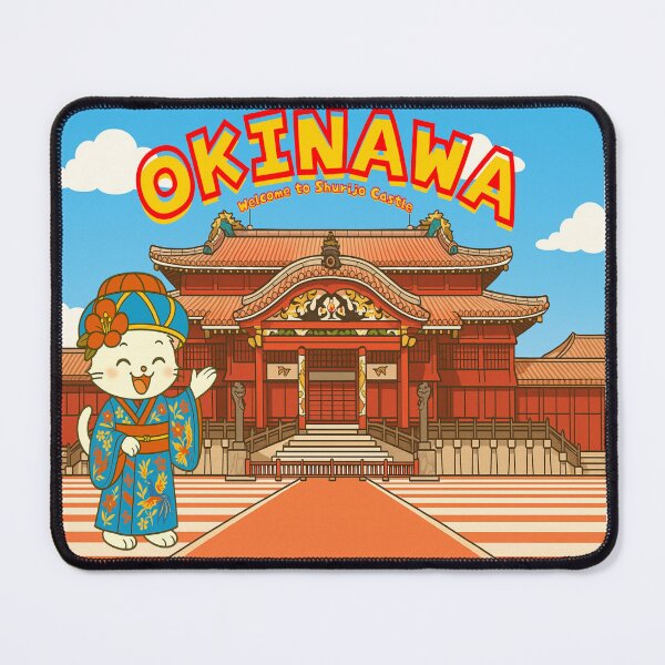 Item preview, Nekoko Tsubaki in Okinawa – Shurijo Castle Welcome! designed and sold by NEKOKO BIYORI.