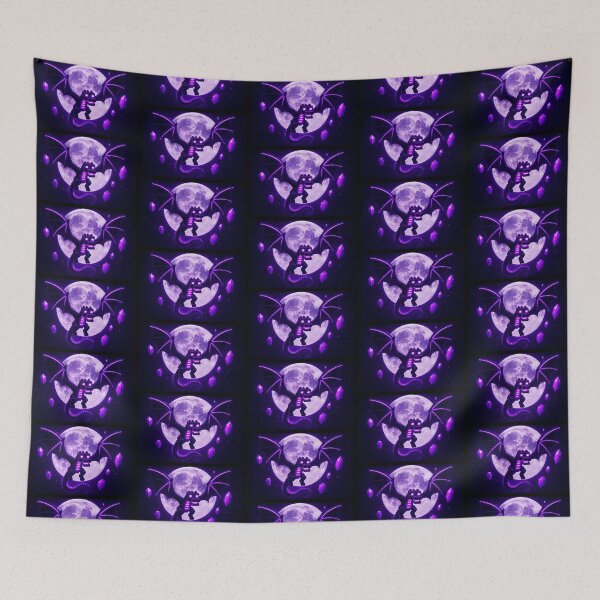 Item preview, Purple Moon Ender Dragon Crystal Aesthetic Art designed and sold by High Pixels.