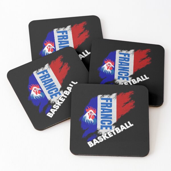 Aperçu de l'œuvre Drapeau français, équipe de France de basket-ball créée et vendue par SportThreadz.