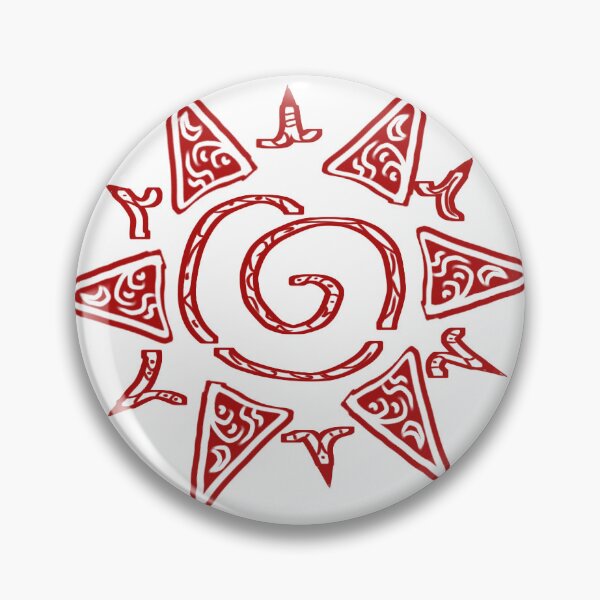 Item preview, Red spiral sun design designed and sold by K4m4j1.