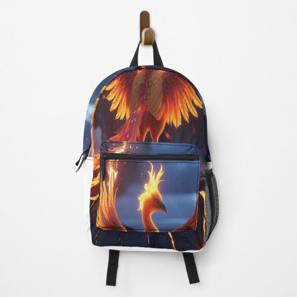 Item preview, Volcanic Phoenix Rising Fantasy Bird Art designed and sold by Max Store.