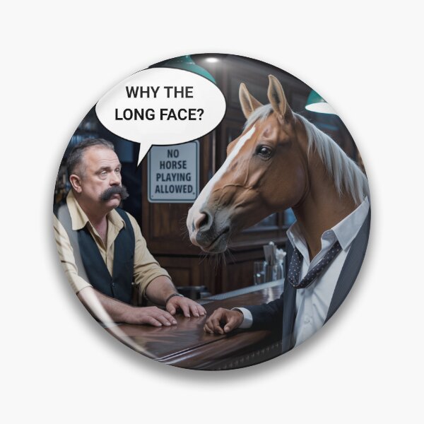 Item preview, A Horse Walks Into a Bar... designed and sold by OLOstudio.