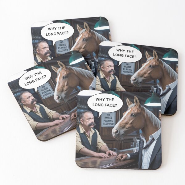 Item preview, A Horse Walks Into a Bar... designed and sold by OLOstudio.