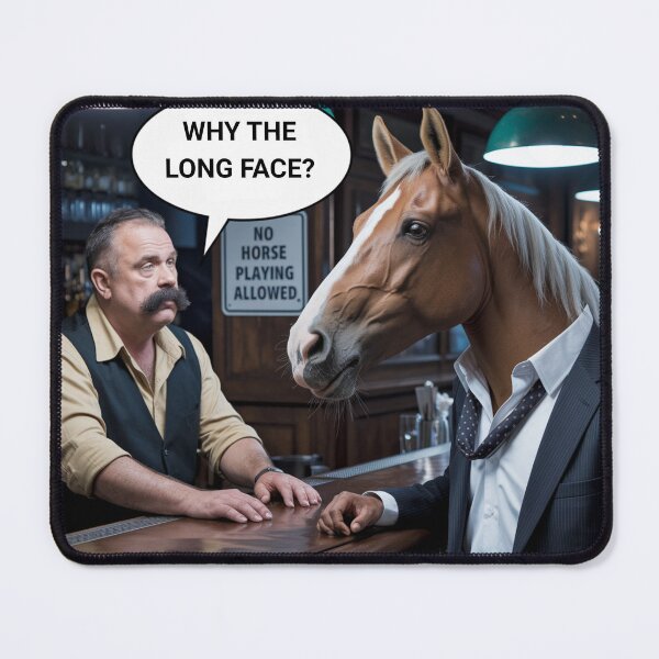 Item preview, A Horse Walks Into a Bar... designed and sold by OLOstudio.