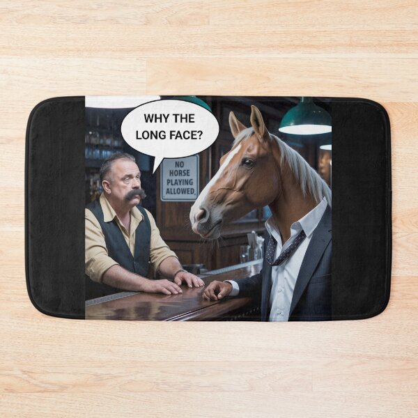 Item preview, A Horse Walks Into a Bar... designed and sold by OLOstudio.