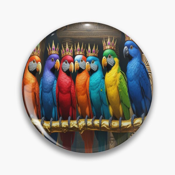 Item preview, Royal Exotic Birds Fantasy Temple Art designed and sold by Max Store.
