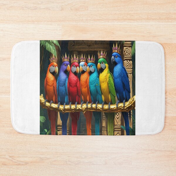 Item preview, Royal Exotic Birds Fantasy Temple Art designed and sold by Max Store.