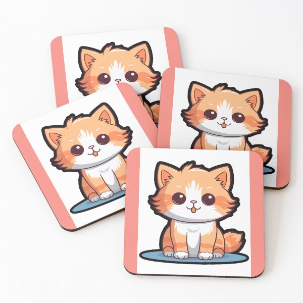 Item preview, CUTE KITTY ART designed and sold by Orange Cart.