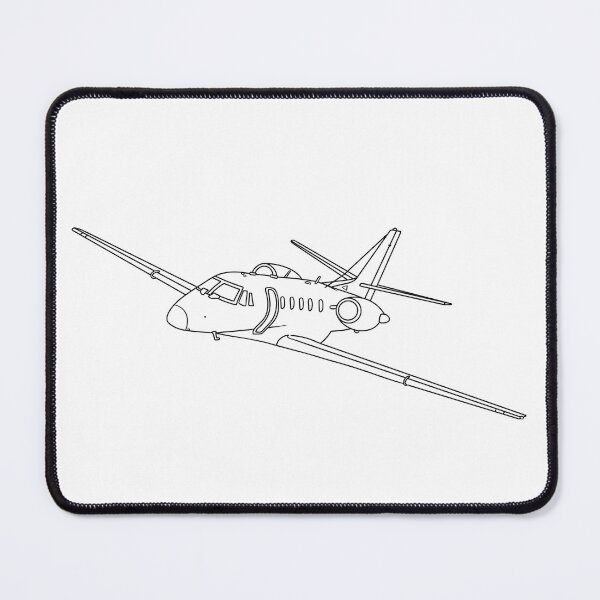 Item preview, Cessna Citation Jet Sketch Aviation Art designed and sold by skye-studio.