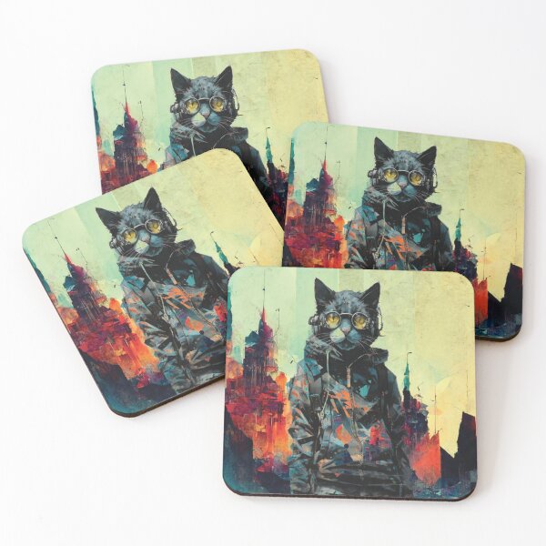 Item preview, ABSTRACT CAT designed and sold by Elliott Jr Design.
