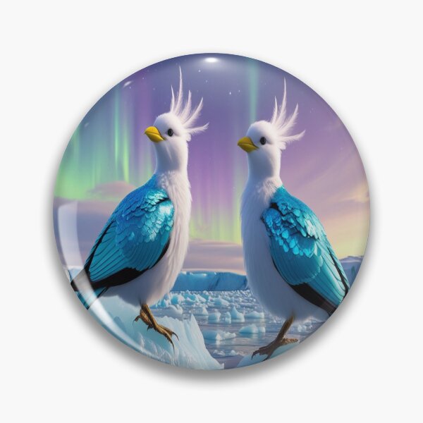 Item preview, Arctic Fantasy Birds Under Aurora Borealis designed and sold by Max Store.