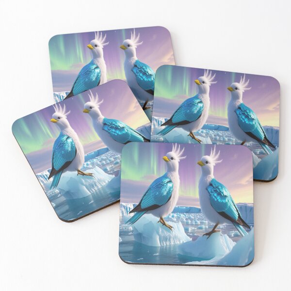 Item preview, Arctic Fantasy Birds Under Aurora Borealis designed and sold by Max Store.