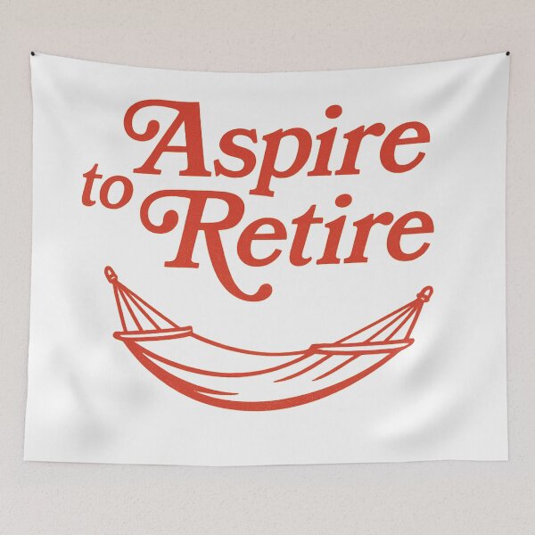 Item preview, Aspire to Retire Hammock designed and sold by gahteeriffico.