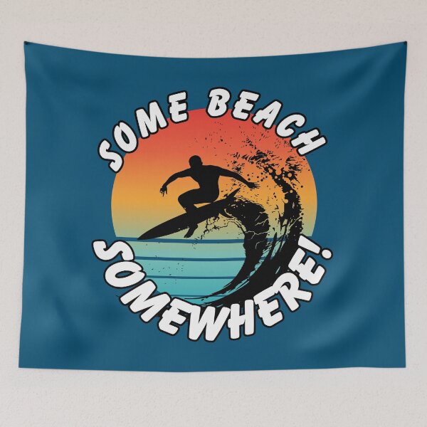 Item preview, Surfer sunset vacation paradise beach Frit-Tees designed and sold by Shean Fritts.