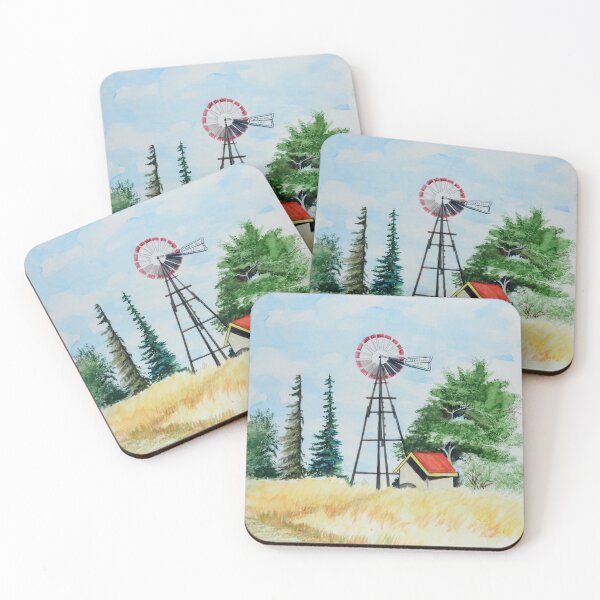 Item preview, Windmill on the Prairie designed and sold by MerriliesBrush.