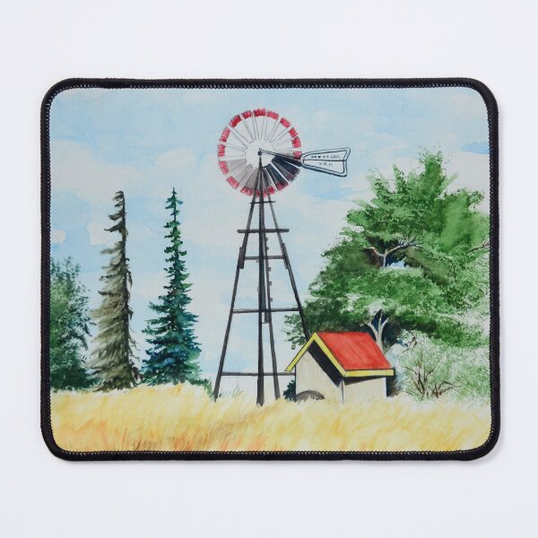 Item preview, Windmill on the Prairie designed and sold by MerriliesBrush.