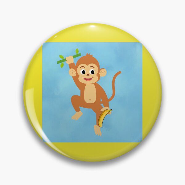 Item preview, BABY MONKEY STICKER designed and sold by Orange Cart.