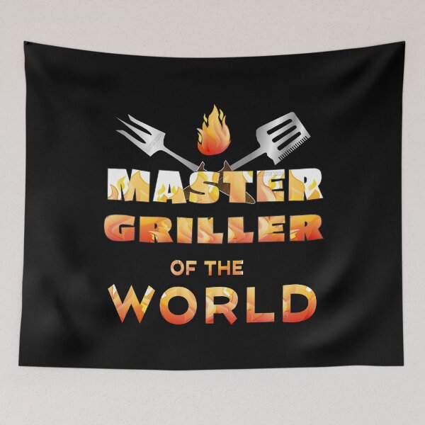 Item preview, MASTER GRILLER OF THE WORLD designed and sold by Elliott Jr Design.