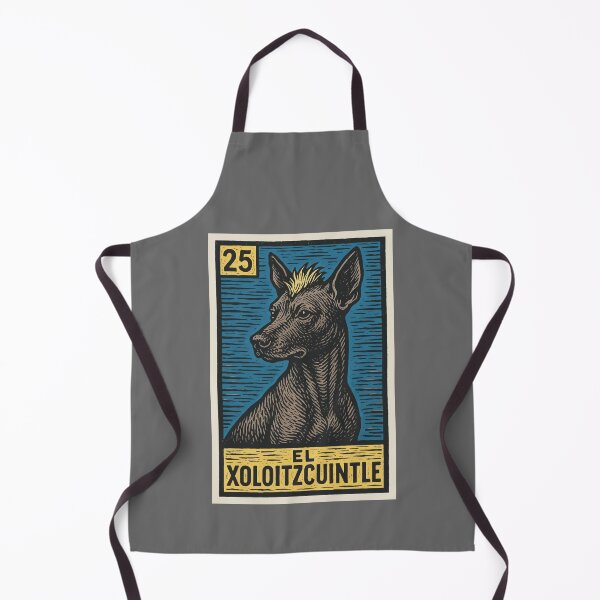 Item preview, Mexican Lottery Card 25 El Xoloitzcuintle designed and sold by retrographics.
