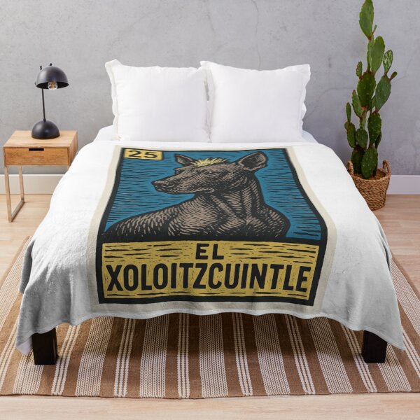 Item preview, Mexican Lottery Card 25 El Xoloitzcuintle designed and sold by retrographics.