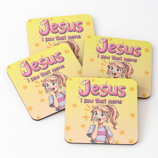Item preview, "Jesus Saw That Meme Too" – Kawaii Christian Humor designed and sold by Ben InkyWink.