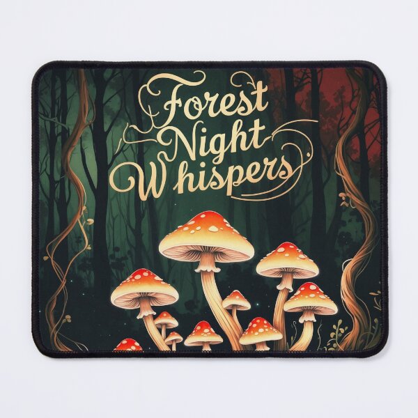 Item preview, Mushroom Dreams – Forest Night Whispers designed and sold by 0606PM.