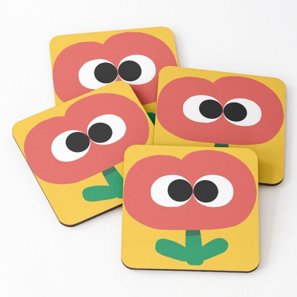 Item preview, A cross-eyed little red flower designed and sold by sftz.