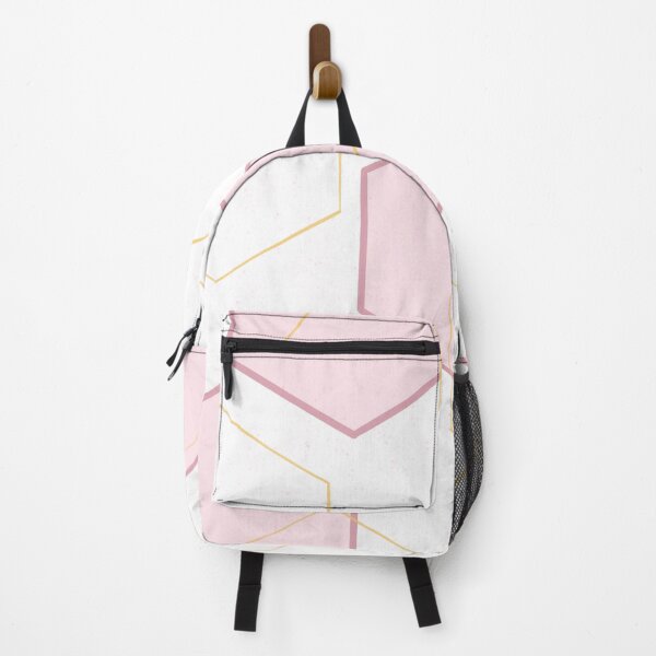 Item preview, Minimal Pink & Gold Geometric Pattern – Modern Hexagon Design designed and sold by Miner12055.