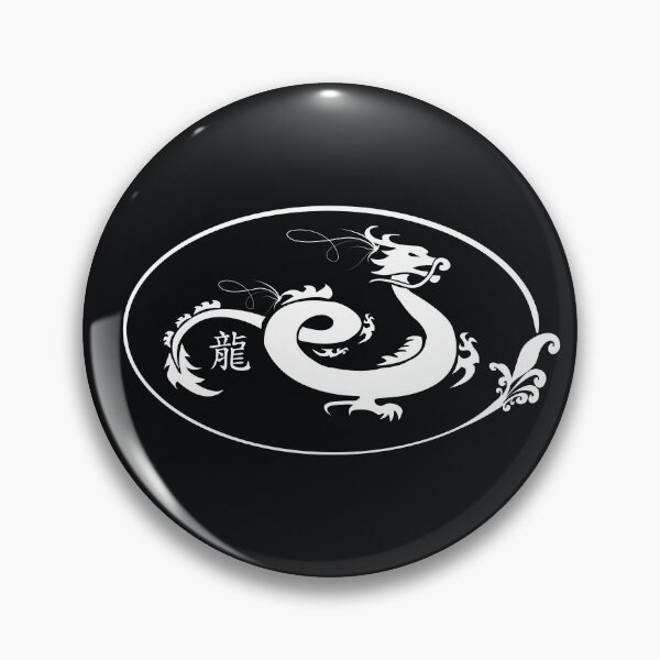 Artikelvorschau, Chinesischer Drache (schwarz & weiß) entworfen und verkauft von Steve Anderssen.