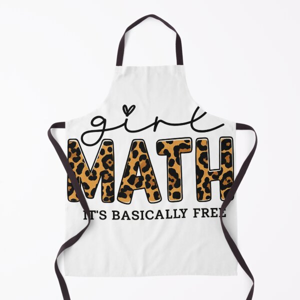 Item preview, Girl Math Leopard Print Quote Design designed and sold by haitrieuic96.