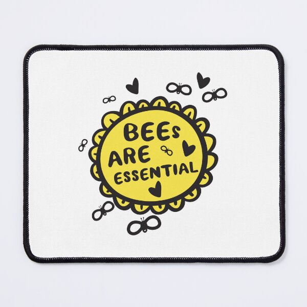 Item preview, Bees are essential on yellow sunflower designed and sold by jazzydevil.