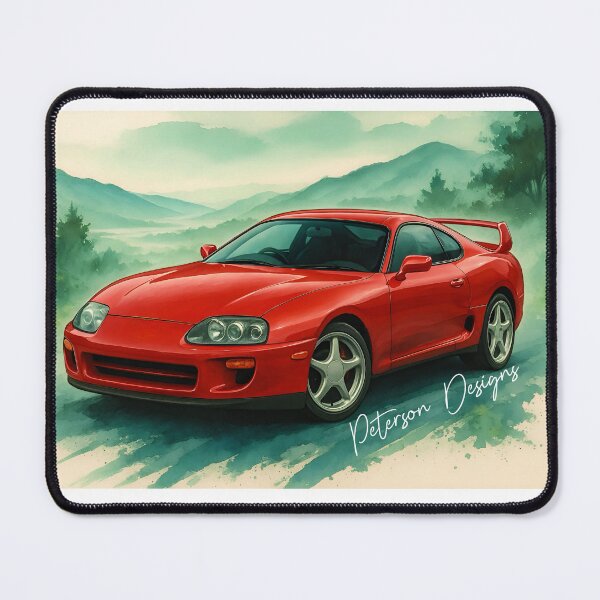 Item preview, Mark IV Toyota Supra Fanart (Red) designed and sold by Peterson Designs.