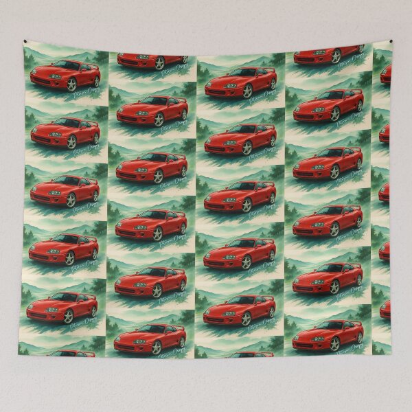 Item preview, Mark IV Toyota Supra Fanart (Red) designed and sold by Peterson Designs.