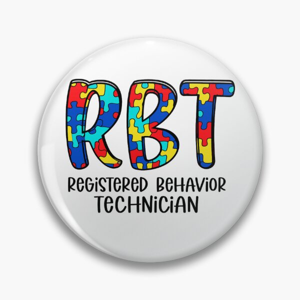 Item preview, RBT Registered Behavior Technician Puzzle Typography designed and sold by haitrieuic96.