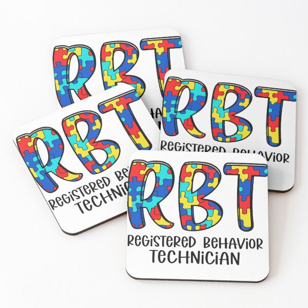 Item preview, RBT Registered Behavior Technician Puzzle Typography designed and sold by haitrieuic96.