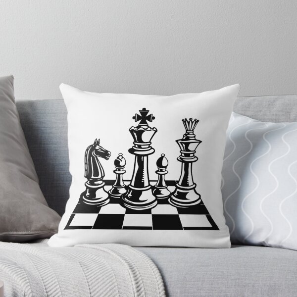 Item preview, Classic Chess Piece Illustration – Black and White Strategy Art designed and sold by inkoutninja.