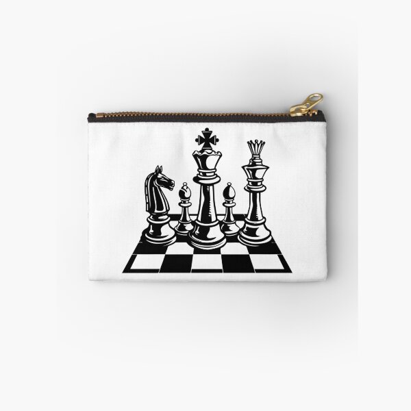 Item preview, Classic Chess Piece Illustration – Black and White Strategy Art designed and sold by inkoutninja.