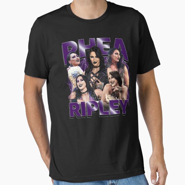 Vista previa del artículo con la obra «Arte de fan de Rhea Ripley en WrestleMania», diseñado y vendido por CoreyBurch.