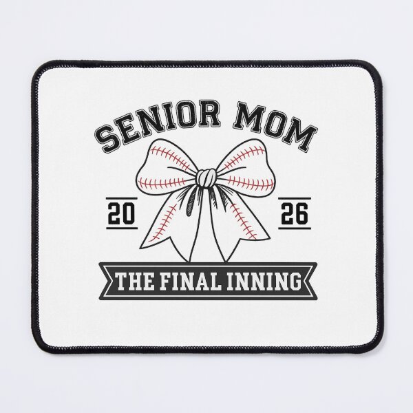 Item preview, Senior Mom 2026 Baseball Bow Design designed and sold by haitrieuic96.