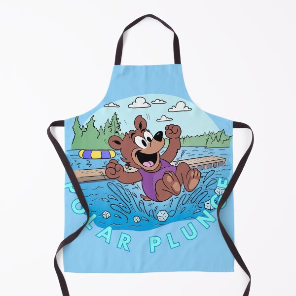 Item preview, Polar Plunge With Brown Bear designed and sold by Kate Miller Illustrator.