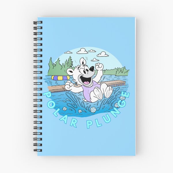 Item preview, Polar Plunge With Polar Bear designed and sold by Kate Miller Illustrator.
