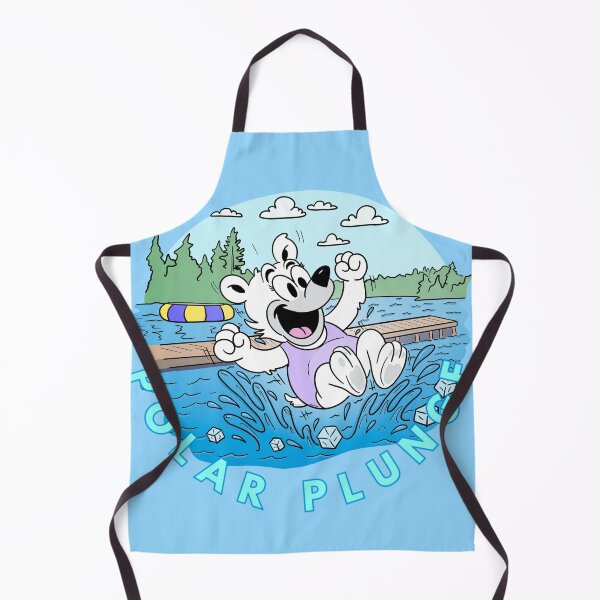 Item preview, Polar Plunge With Polar Bear designed and sold by Kate Miller Illustrator.