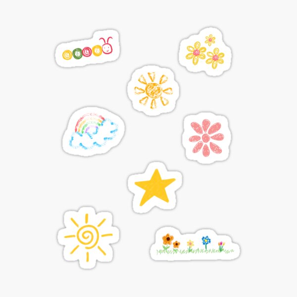 Item preview, Kindergarten Cute Art | colorful scribble art designed and sold by LightPrints.