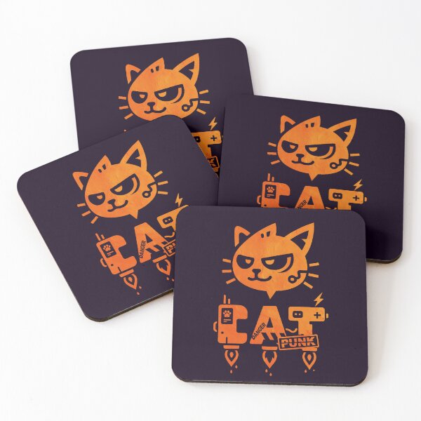 Item preview, Cyber Cat Punk designed and sold by Ravage Ink.