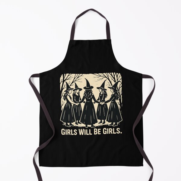 Item preview, Girl Will Be Girls Female Witch Funny Feminist designed and sold by Blok45.