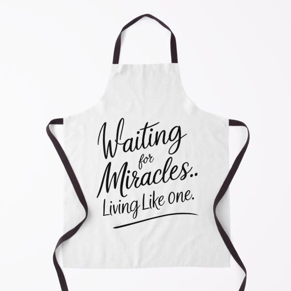 Item preview, Waiting for Miracles – Inspiring Minimalist Quote Design designed and sold by Irene Catchmind.