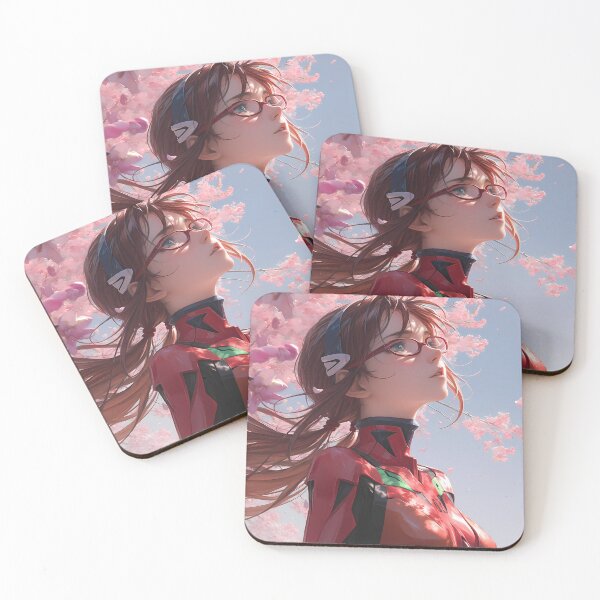 Item preview, Makinami Radiant Mari Illustrious Neon Genesis Evangelion Anime Cherry Blossom designed and sold by Williamhallano.