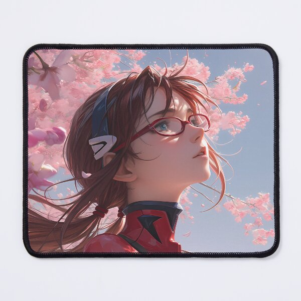 Item preview, Makinami Radiant Mari Illustrious Neon Genesis Evangelion Anime Cherry Blossom designed and sold by Williamhallano.