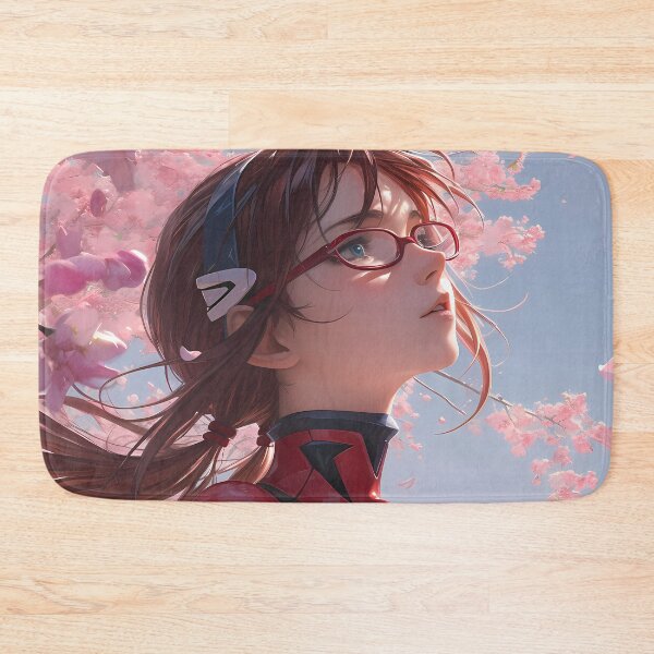 Item preview, Makinami Radiant Mari Illustrious Neon Genesis Evangelion Anime Cherry Blossom designed and sold by Williamhallano.